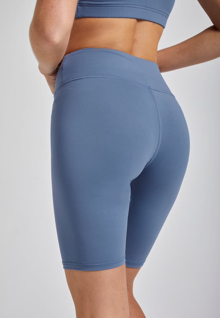 Mädchen & Damen Tennis Short Tights / Radlerhose, grau blau von SPORTKIND