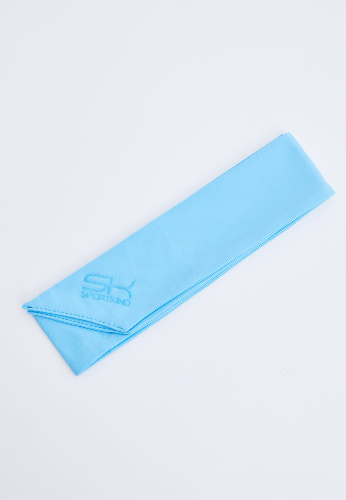 Unisex und Gender Tennis Stirnband / Schweißband, hellblau von SPORTKIND