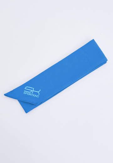 Unisex und Gender Tennis Stirnband / Schweißband, kornblumen blau von SPORTKIND