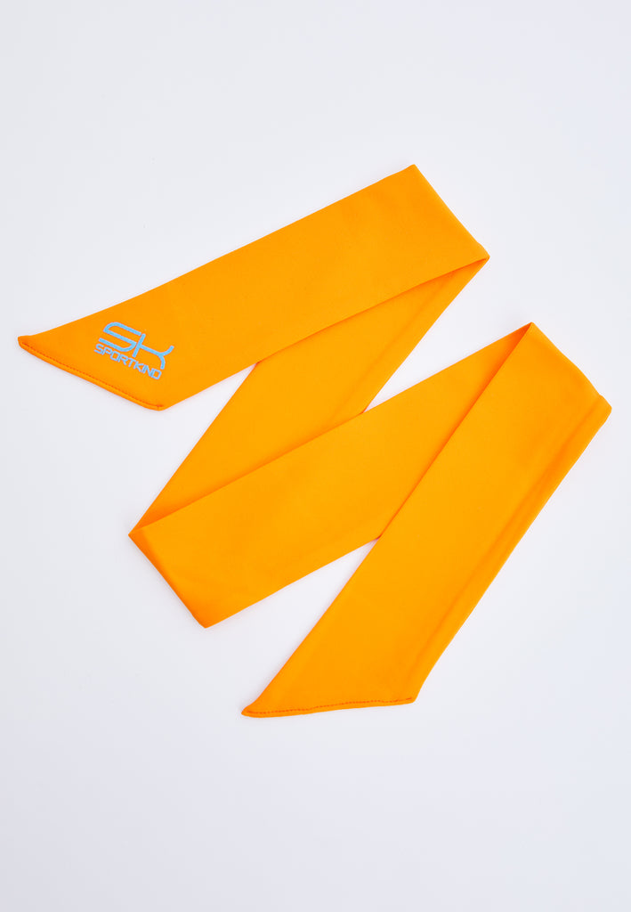 Unisex und Gender Tennis Stirnband / Schweißband, orange von SPORTKIND