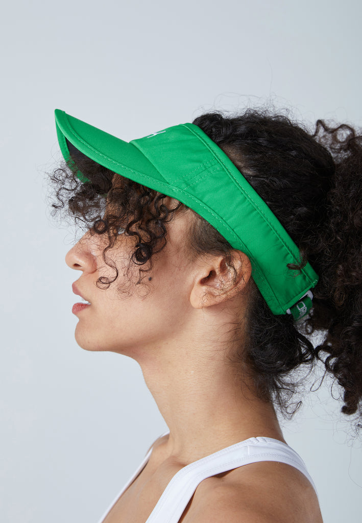 Unisex und Gender Tennis Sun Visor, grün von SPORTKIND