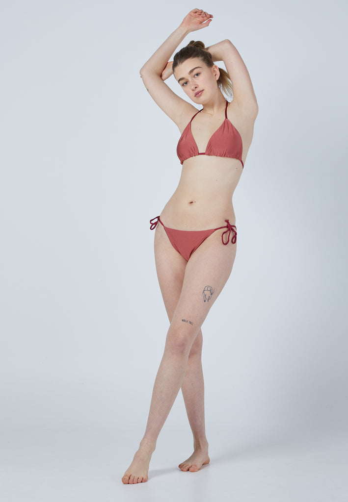  Triangel Bikini Oberteil, kupfer rot von SPORTKIND