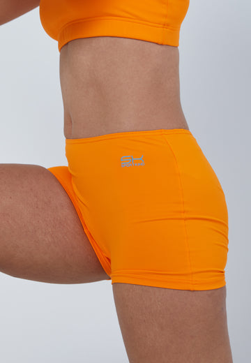 Mädchen & Damen und Gender Kurze Tennishose / Ballhose, orange von SPORTKIND