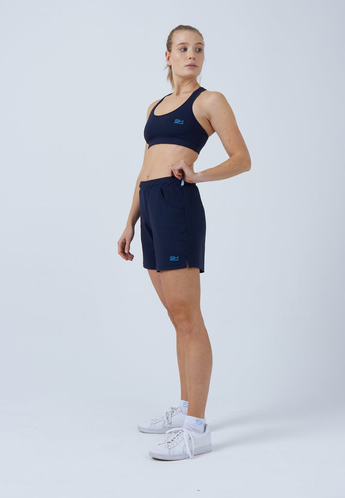 Mädchen & Damen und Gender Tennis Bermuda Shorts, navy blau von SPORTKIND