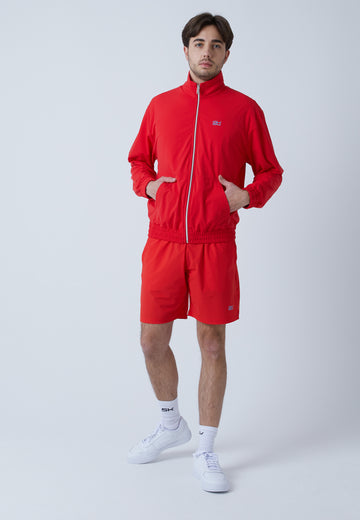 Jungen & Herren und Gender Tennis Court Joggingjacke, rot von SPORTKIND