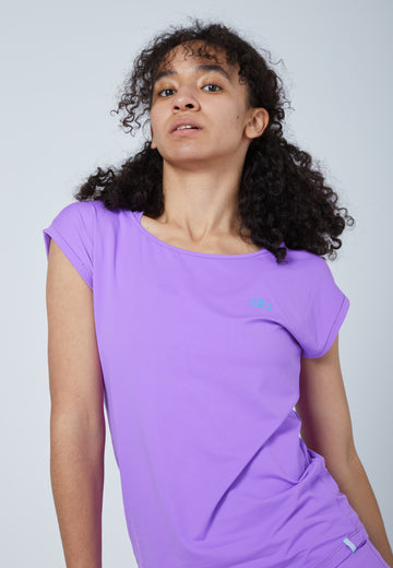 Mädchen & Damen und Gender Tennis Loose Fit Shirt, lila von SPORTKIND