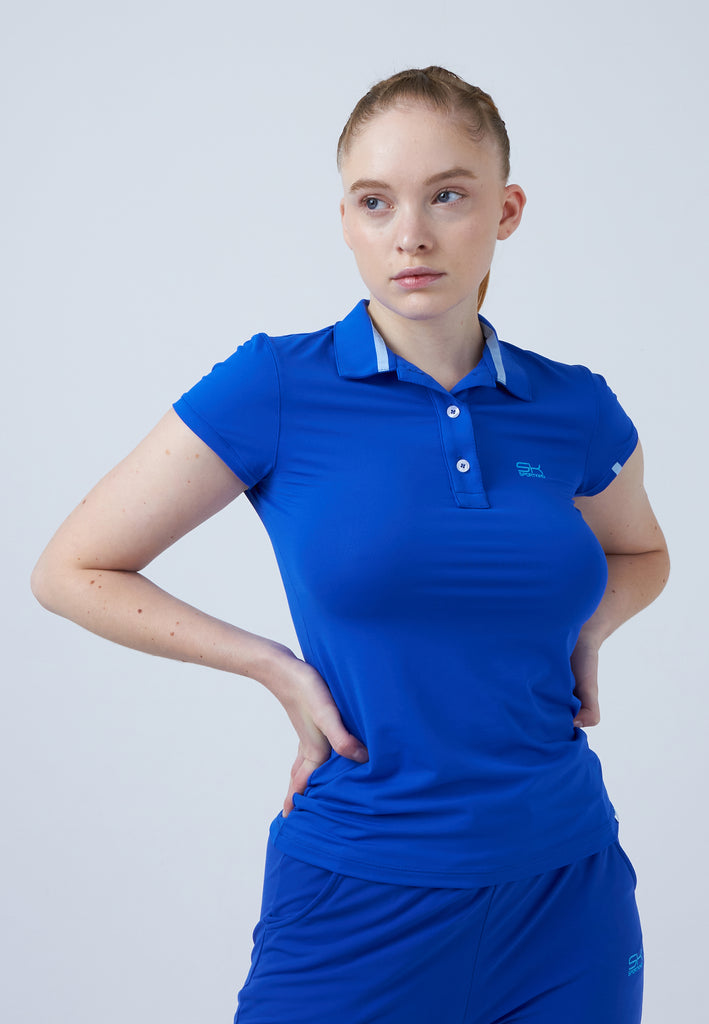 Mädchen & Damen und Gender Tennis Poloshirt Damen & Mädchen, kobaltblau von SPORTKIND