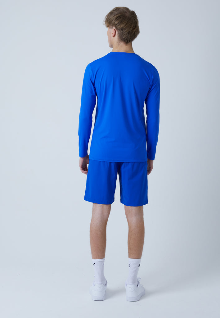 Jungen & Herren und Gender Tennis Rundhals Longsleeve Shirt, kobaltblau von SPORTKIND