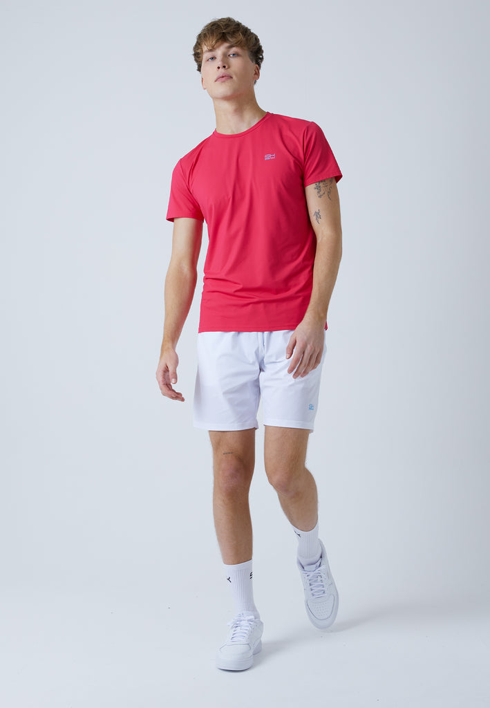 Jungen & Herren und Gender Tennis T-Shirt Rundhals, pink von SPORTKIND