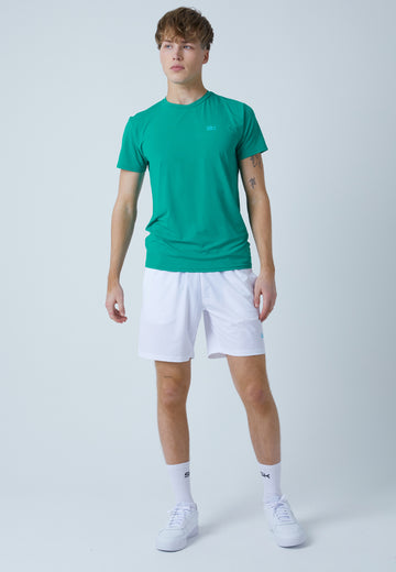 Jungen & Herren und Gender Tennis T-Shirt Rundhals, smaragd grün von SPORTKIND