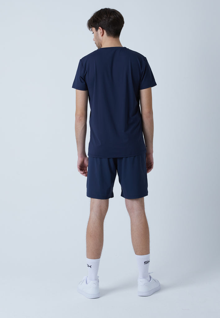Jungen & Herren und Gender Tennis T-Shirt V-Ausschnitt Herren & Jungen, navy blau von SPORTKIND