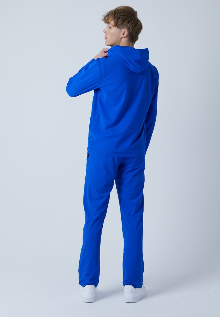 Jungen & Herren und Gender Tennis Trainingsjacke Woven mit Kapuze, kobaltblau von SPORTKIND